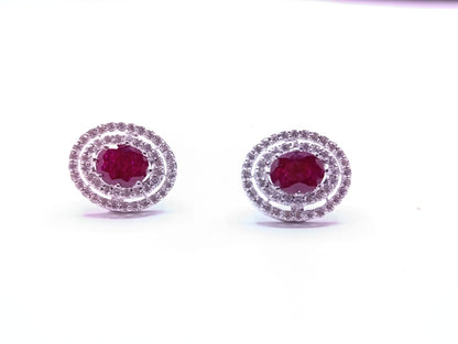 T-05 Oval shaped ruby tops