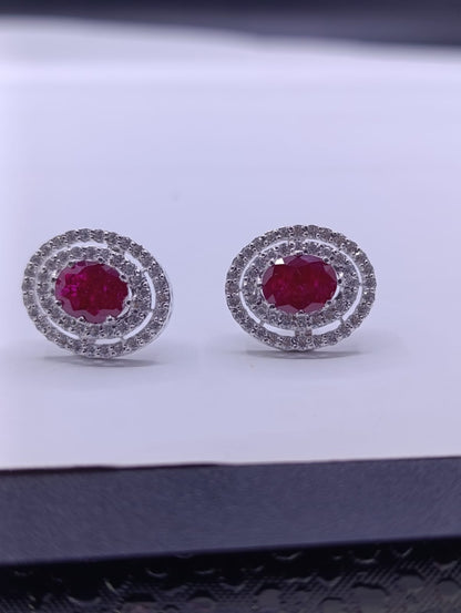 T-05 Oval shaped ruby tops
